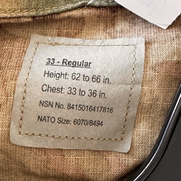 Military lightweight coat NWT 33 - Picture 11 of 13